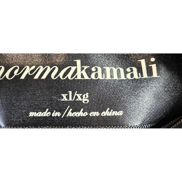 Norma Kamali Womens XL Black Double Breasted Belted Trench Coat - Picture 13 of 14